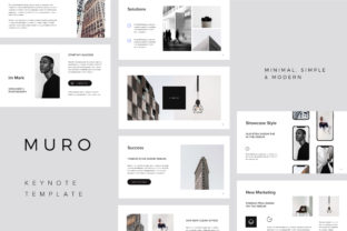 Download MURO - Keynote Presentation Template + Big Bonus - Note Collection