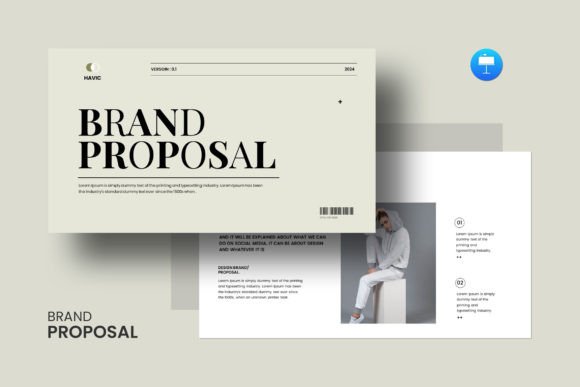 Download Brand Proposal Keynote Template - Note Collection