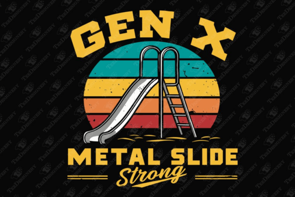 Download Gen X Metal Slide Strong Nostalgia - Slide Collection