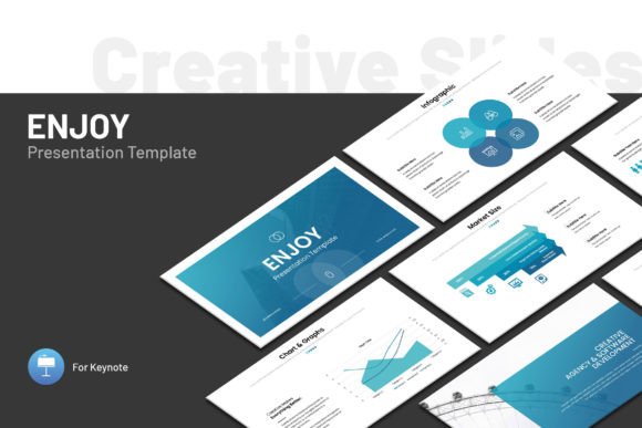 Download Enjoy Keynote Presentation Template - Note Collection