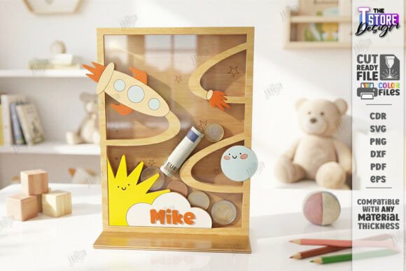 Download Personalized Coin Drop Bank Laser Cut - Bank Collection