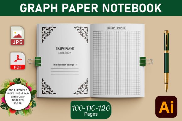 Download Graph Paper Notebook KDP Interior - Note Collection