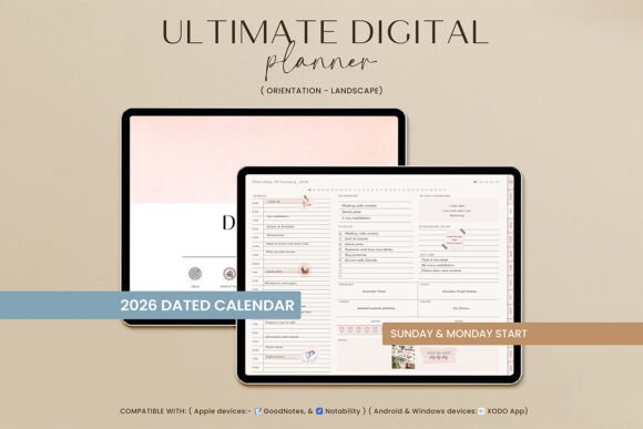 Download All-in-One Digital Planner, GoodNotes - Note Collection