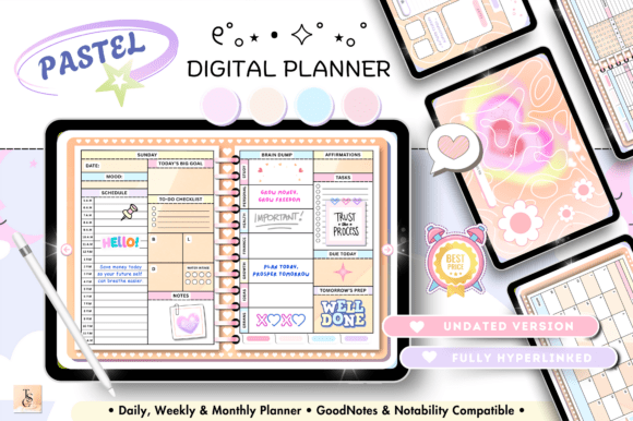 Download Undated Digital Planner Ipad Goodnotes - Note Collection