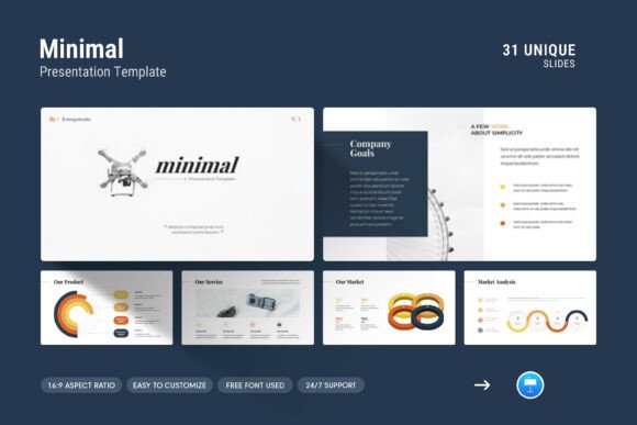 Download Minimal Keynote Presentation Template - Note Collection