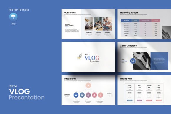 Download Vlog Keynote Presentation Template - Note Collection