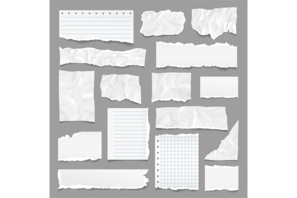 Download Ripped Pages. Torn Paper, Note Strips Wi - Note Collection