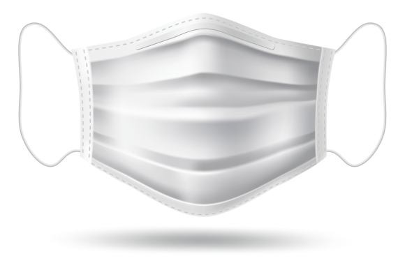 Download White Medical Face Mask Protection. Real - White Collection