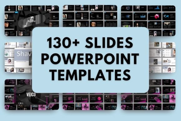 Download Bundle 130+ Slides Powerpoint Templates - Slide Collection