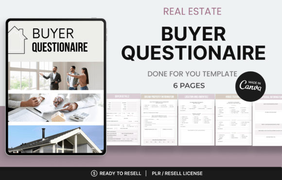 Download Real Estate Buyer Questionnaire, Canva - Buyer Collection