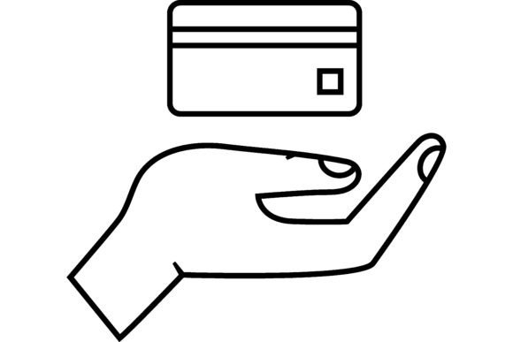 Download Hand of Buyer of Bank Client Holds Bank - Premium Resources