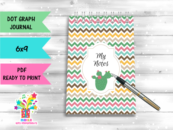 Download CACTUS PRINTABLE NOTES Dot Graph Journal - Note Collection